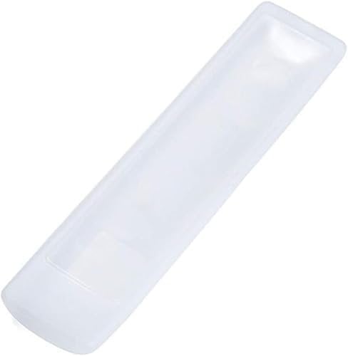 Silicone Waterproof Remote Control Protective Cover for TV & AC, 21x5cm, Transparent