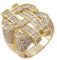 GleaMora Aushöhlen US-Dollar Symbol Hip Hop Persönlichkeit Unisex Ring Trendiger Ring Licht Luxus Ring Ins Stil Ring Jubiläum Schmuck
