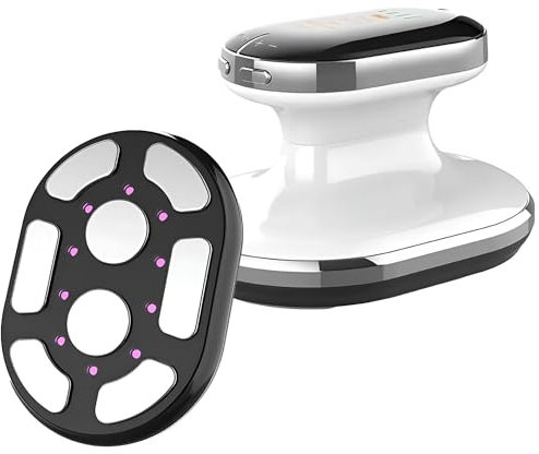 Dispositivo de Radiofrecuencia Corporal y Facial - Aparato Masajeador Corporal Profesional - Maquina Anti Flacidez con Tecnología de Electroestimulación EMS y LED
