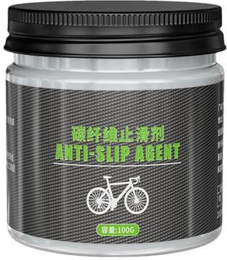Lagerfett, Carbon-Montagepaste - 100g Anti-Rutsch-Fett für Kohlefaser - Montagefett, Lenkervorbauschmiermittel, Fasergriffpaste für Carbonfaser-Sattelstützen, Pedale, Gabeln, Ketten