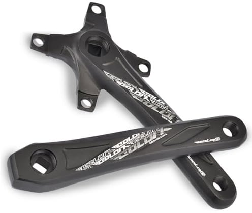 HZXQCVB Mountainbike-Kurbelarme 170/175mm Linker Und Rechter Kurbelarmsatz Aluminium-Legierung Diamant-Loch Fahrradkurbel Für Rennrad(175mm)