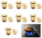 VEGCOO 7 Pcs Gicleur Gaz Butane Universels 0.5x1, 0.65x1, 0.7x2, 0.87x2, 1.02x1, Injecteur Gaz Gicleur Bouteille Kit Conversion, Gicleur Gaz Ville, Gicleur Gaz Bouteille pour Plaques de Cuisson à Gaz