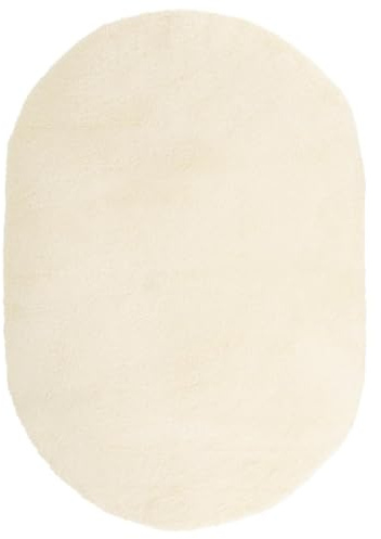 vidaXL Teppich Shaggy Hochflor NAVARRA Creme 300x200 cm Polyester