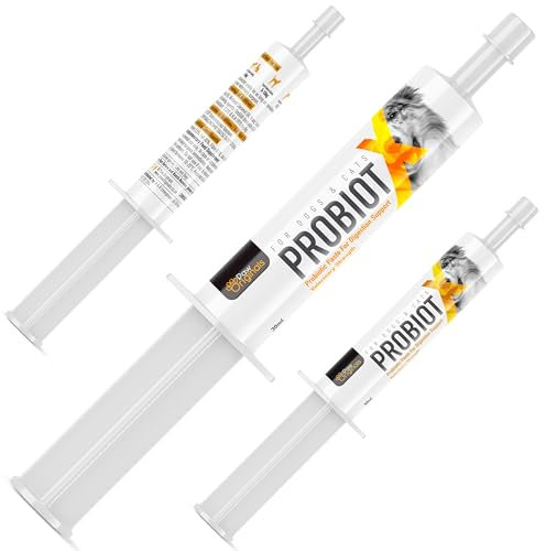 Probiotic X Paste for Dogs – 30ml Advanced Pro & Prebiotic Formula – Digestive Support for Dogs – Tasty Flavor – Aids Diarrhea Recovery, Gut Health & Overall Wellness