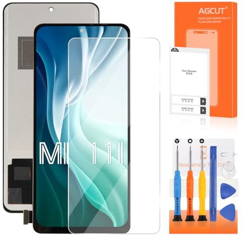 AGCUT Pantalla LCD para Xiaomi Mi 11i/11x/11x Pro LCD, repuesto de pantalla LCD para Xiaomi Mi 11i M2012K11G 11x M2012K11AI 11x Pro M2012K11I de 6,67 pulgadas (negro Incell)