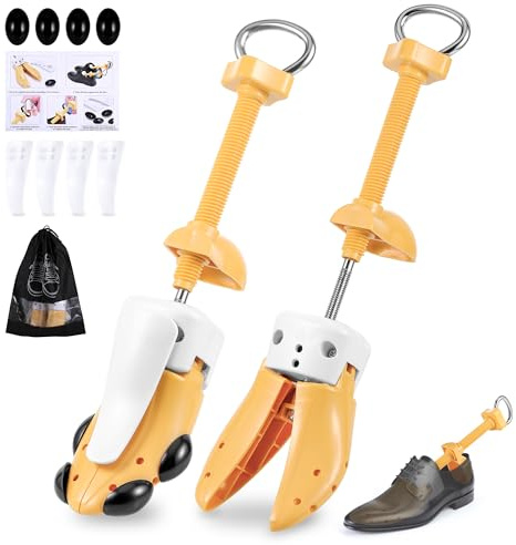 Yimomoyi Shoe Stretcher, 4-Way Shoe Stretcher Kit, Shoe Stretchers | for Women Men, Shoe Shaper Expander Width Extender Adjustable Shoe Stretch Length & Width, UK Size 3.5-6