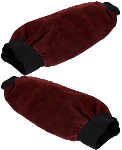 KOMBIUDA Manguitos de Soldadura Resistentes al Calor para Mujer y Hombre Protección Ignífuga para Brazos Mangas para Trabajo Jardinería y Soldadura