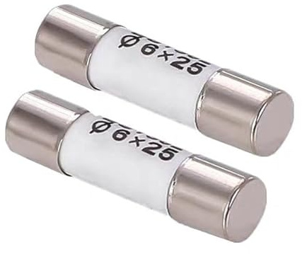 Kit de 100 fusibles céramiques assortis 6x25 mm - 1 A à 20 A - Porte-fusibles basse tension(1A)
