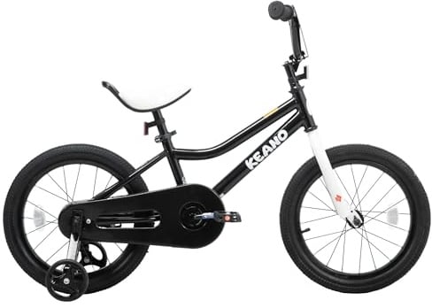 KEANO Lexicon 12/16/20 Zoll Kinderfahrrad für Jungen Mädchen im Alter von 2-9Jahren, 12/16 Zoll Kinderfahrräder mit Stützrädern