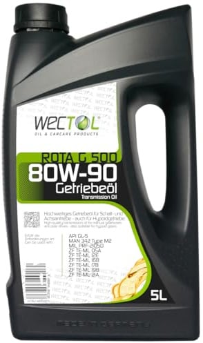 WECTOL Getriebeöl Rota G 500 80W-90 5L / API GL-5, MB 235.0, MAN 342 M1