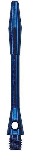 Unicorn XL Dartschäfte | eloxiertes Aluminium | 45,6 mm | blau | 3 Schäfte