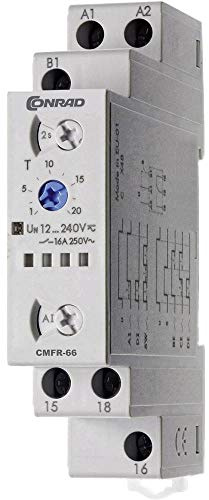 Conrad Components CMFR-66 Zeitrelais Multifunktional 1 St. Zeitbereich: 24 h (max) 1 Wechsler