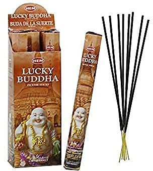 HEM Lucky Buddha Hexa Räucherstäbchen 6 Packung