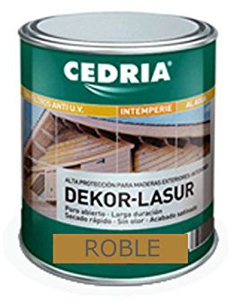 CEDRIA DEKOR LASUR ROBLE 4 L