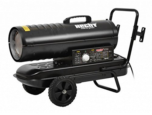 Hecht 3021 Diesel canon à chaleur Chauffage à l'huile chauffage 20kW 50Hz 19L Consommation 2L/h 18,2kg