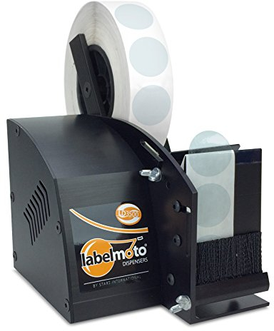 START International LD3500-EU Elektrischer Hochgeschwindigkeits-Klarsichtetikettenspender, max. Breite 57 mm, Länge 102 mm, Schwarz