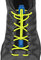 Nathan Herren Ns1171 Run Laces Reflective Safety Yellow/Elec Blue, gelb