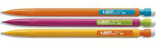 Lot de 12 Porte-mines 0,9mm jetable corps plastique coloré MATIC 09