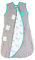 Schlummersack Ganzjahres Baby Fußsack Elefanten grau/türkis Unisex 2.5 Tog, Größe Neugebore 56 cm