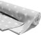 Stoff Meterware Baumwollstoff 2 M x 160 cm - Stoffe zum Nähen aus reine Baumwolle Fabric Futterstoff Dekostoff für Patchwork Canvas und Sewing Nähstoff Weiße Sterne auf Grau