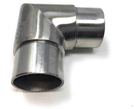 Fitting Edelstahl 42,4 Steckfitting 90 Grad V2A Rohrverbinder A2 Rohr Bogen ECKIG
