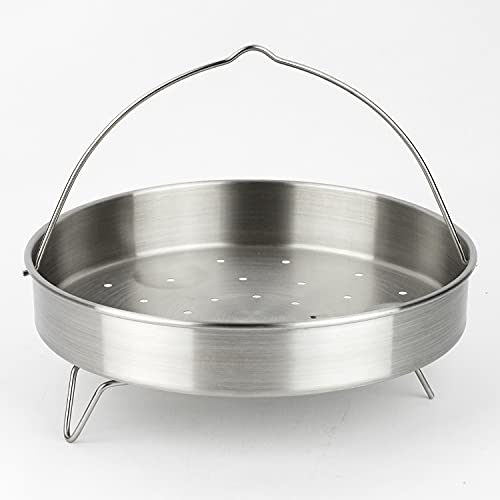 Alza Basic - Pack Cestillo Perforado + Soporte Trípode, Acero Inoxidable, Cocina Sana, Compatible con Ollas más 22cm Diámetro, Cocción al Vapor