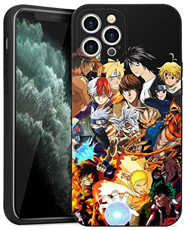 Anime Phone Case for iPhone 11 Pro Max 6.5 Inch(2019), Soft Liquid Silicone Gel Rubber Full Body Protection Shockproof Cover Case, Cartoon Manga Anime 03