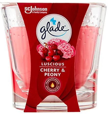 Glade Duftkerze Luscious Cherry & Pfingstrose