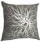 KETTtex EXKLUSIV Cocktailkissen Anthrazit Floral I Kissen 40x40 cm I KTH2 Kopfkissen weich & hautfreundlich I Robustes Sofakissen atmungsaktiv I Kissenfüllung + Kissenbezug