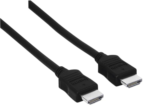Hama HDMI Kabel (Korb, HDMI-Stecker, Kabel, 1080p, high speed, 10,2 Gbit/s, 5m) schwarz