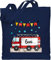 Baumwolltasche - Feuerwehrauto Motiv I Leiterwagen Geschenk Feuerwehr I Löschzug - Unisize - Navy Blau - personalisierter jutebeutel kinder kita tasche jungen jugendfeuerwehr name beutel