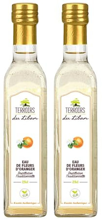 TERROIRS du Liban 2 Eaux de Fleur d'Oranger - 2x25cl -