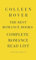 Colleen Hoover The best romance books Complete Romance Read list