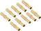 Konrunppy Schlauchkupplungen aus Messing, Wasserschlauchanschlüsse Schlauchkupplungen für Luft, Wasser (8mm 10pcs)