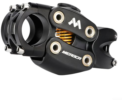 Getdoublerich 1 x Fahrrad-Federstange, 7 ° Höhe, verstellbarer Fahrradlenker für Grab, , Elektrofahrrad, Federstange, hilft Beschwerden zu lindern, indem sie Stöße und Vibrationen absorbiert