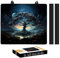 KitchenRaku Hob Cover, Electric Hob Covers, Ceramic Hob Covers, Induction Hob Covers, Glass Hob Covers, Hob Covers for Electric Cookers to Protect from Scratches (Huge Tree Pattren)