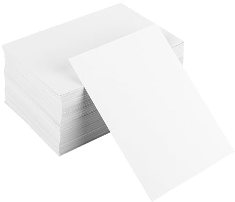 Blanko Postkarten weiß A6 Leere Karten zum Gestalten - 200 Stück Blanko 250g/m² Karten Papier zum Selbstgestalten 14,8 * 10,5 cm Postkarte Selbst Gestalten Kartenrohlinge für Grußkarten Aquarell DIY