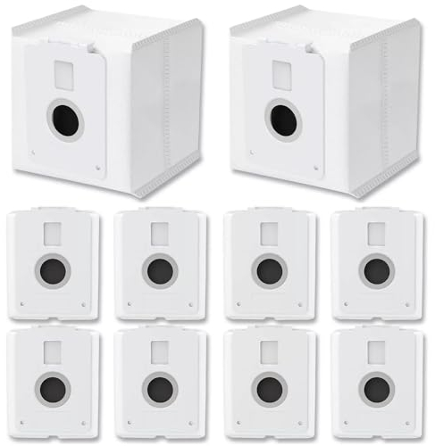 BAAQII Lot de 10 sacs d'aspirateur de rechange pour LG A9, sacs à poussière en tissu pour aspirateur LG CordZero All-in-One Tower Part A939KBGS A938KBGS A937KGMS A949KTMS