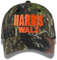 Mossy Oak Harris Walz 2024 Camouflage-Hut, mittelprofil, strukturiert, strapazierfähiges 60/40 Baumwoll-Polyester-Mischgewebe, verstellbarer Klettverschluss, auffällige orangefarbene Stickerei, Farbe