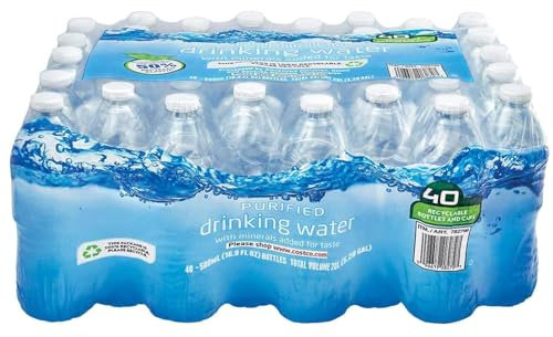 Spring Still Water 500ml, 40 Bottles Case-Bottled Water for Everyday Use