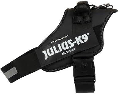 IDC Powerharness, Size: 1/L, Black - Faux Leather