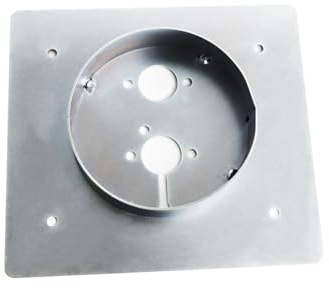 HLJMRD Tourelle de chauffage diesel en acier inoxydable 60 mm – Accessoires de chauffage diesel, support de montage durable pour chauffage stationnement, plaque de tourelle de chauffage diesel