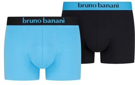 bruno banani - Flowing - Retro Short/Pant - 2er Pack (XXL Blau/schwarz)