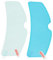 Pellicola per Casco Antiappannamento Fotocromatica, 24,5 Cm/9,6 Pollici Casco per Motociclista Casco Antipioggia Pellicola Antiappannamento Set di Pellicole per Visiera