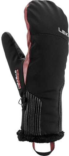 LEKI Damen Vallarta 3D Handschuhe, Black-rosé, 7.5