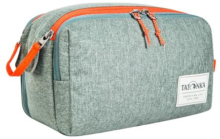 Tatonka Kulturbeutel Cosmetic Double Zip Pouch (6L) - Große Waschtasche mit doppelter Reißverschlussöffnung und Mehreren Fächern - 17 x 27 x 13 cm