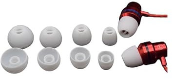 INF Replacement ear tips for Sennheiser Wood Bun CX 3.00/CX 5.00, silicone earbud tips for 4-5.5 mm