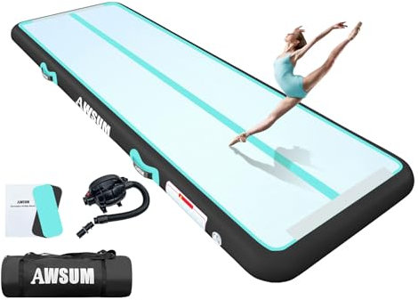 AWSUM Airtrack Air Track Turn Matte Aufblasbare Turnmatte Aufblasbar Turnen Tumbling Matte 4m 20cm