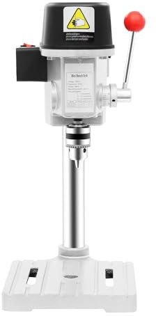 ROGONPDK 340W Elektrische Säulenbohrmaschine, 3-stufige Geschwindigkeit Bohrmaschinen Press Werkbank Drill PressBench, Profi Tischbohrmaschine Tragbare Bankbohrmaschine Standbohrmaschine
