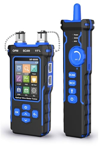 Network Cable Tester Optical Wire Meter Tracer LCD Digital Rechargeable Network Line Finder